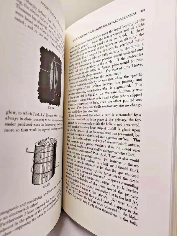 THE INVENTIONS, RESEARCHES AND WRITINGS OF NIKOLA TESLA Leather Bound SEALED NEW gallery
