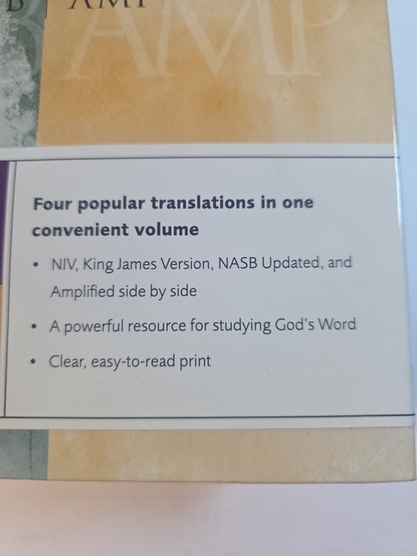 Comparative Study Bible - NIV/KJV/NASB/AMP (Hardcover) gallery