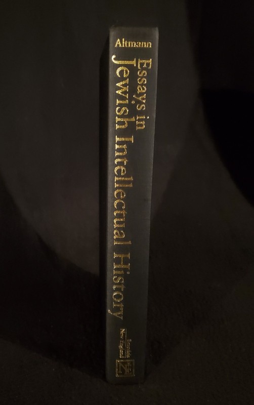 Essays in Jewish Intellectual History by Alexander Altmann 1981 Hardcover Book gallery