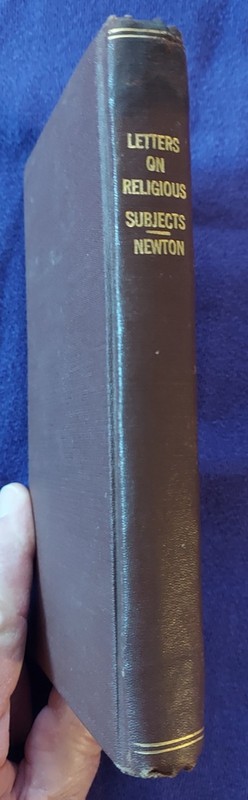 John Newton Forty One Letters of Religious Subjects New Ed 1810 Hardcver Vintage