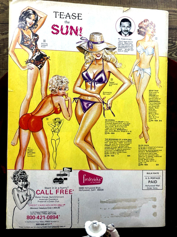 1977 Frederick's of Hollywood Catalog #73 Volume 31 Issue 209 ~ Way to go Fred! gallery