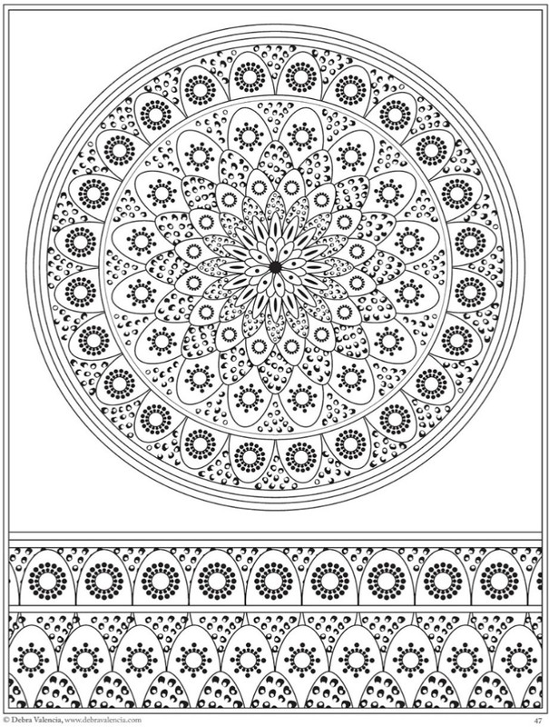 WORLD BEAT DESIGNS: MANDALAS AND MORE COLORING BOOK By Debra Valencia NEW gallery