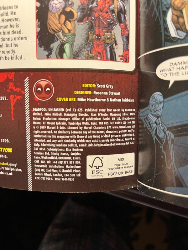 DEADPOOL Unleashed MARVEL UK Print 2019 Vol 1 #25 Panini Comics 76 Pages Action! gallery
