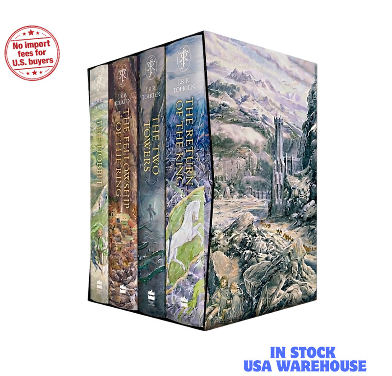 The Hobbit & Lord of the Rings Illustrated Hardcover Box Set Tolkien