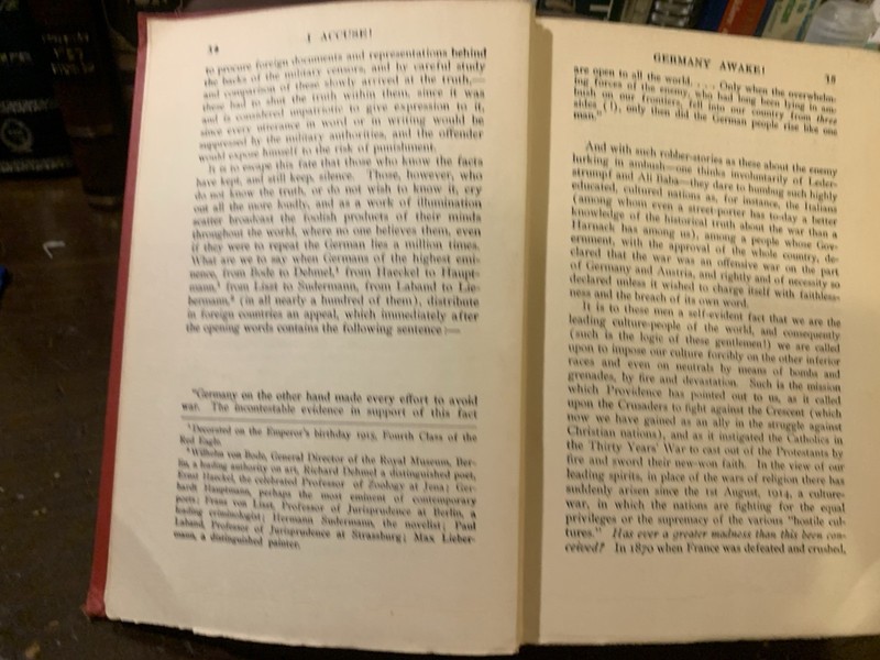 I Accuse! by A German 1915 Translated by Alexander Gray George Doran Co gallery