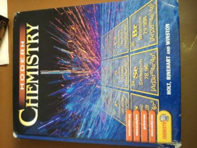 Modern Chemistry: PUPIL’S – Hardcover, by HOLT RINEHART AND – Acceptable n