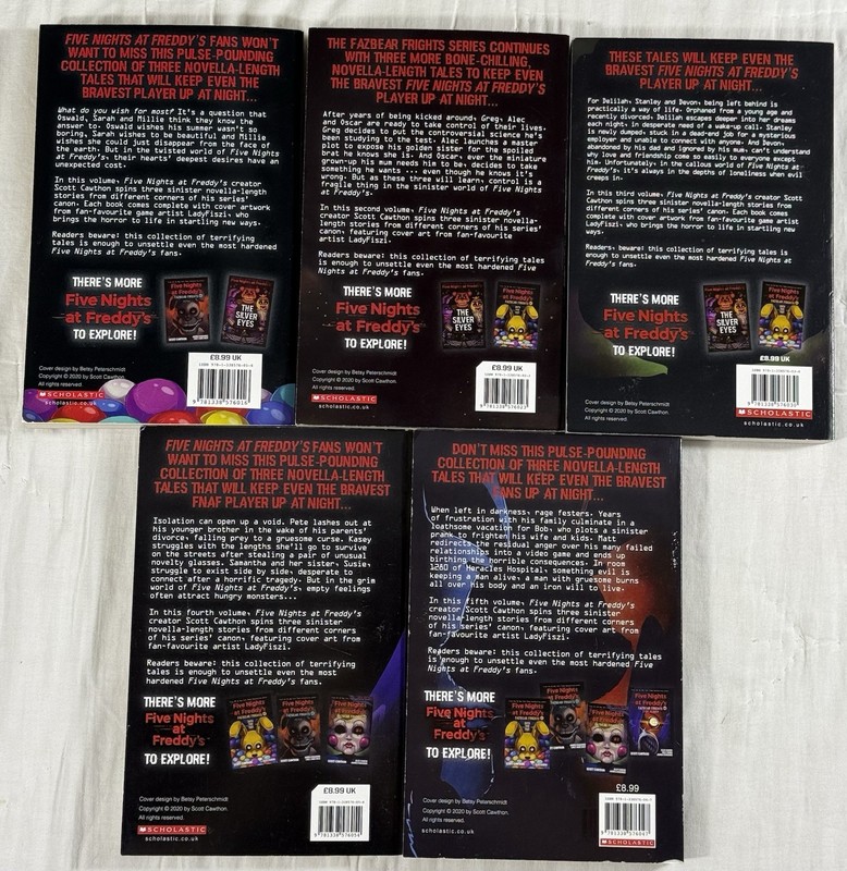 Five Nights at Freddy’s Fazbear Frights Books 1-5 Lot FNAF Horror Paperback gallery
