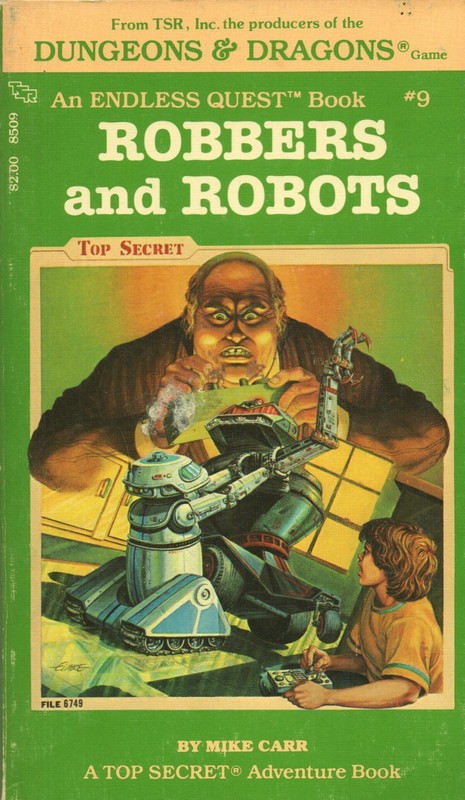 ROBBERS AND ROBOTS By MIKE CARR TSR Inc PB 1983 1983 1st