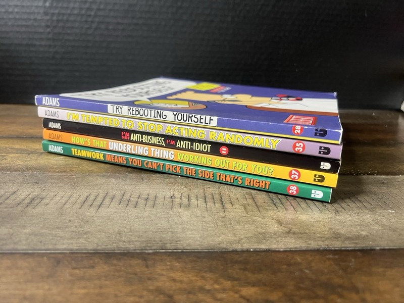 Dilbert Comic Book Lot Of 5 By Scott Adams Satirical Humor Collection VTG Office gallery