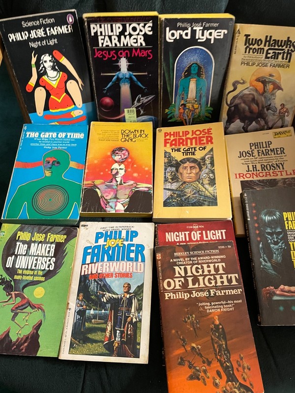 Lot of 13 Philip Jose Farmer Novels – Jesus on Mars – Night of Light