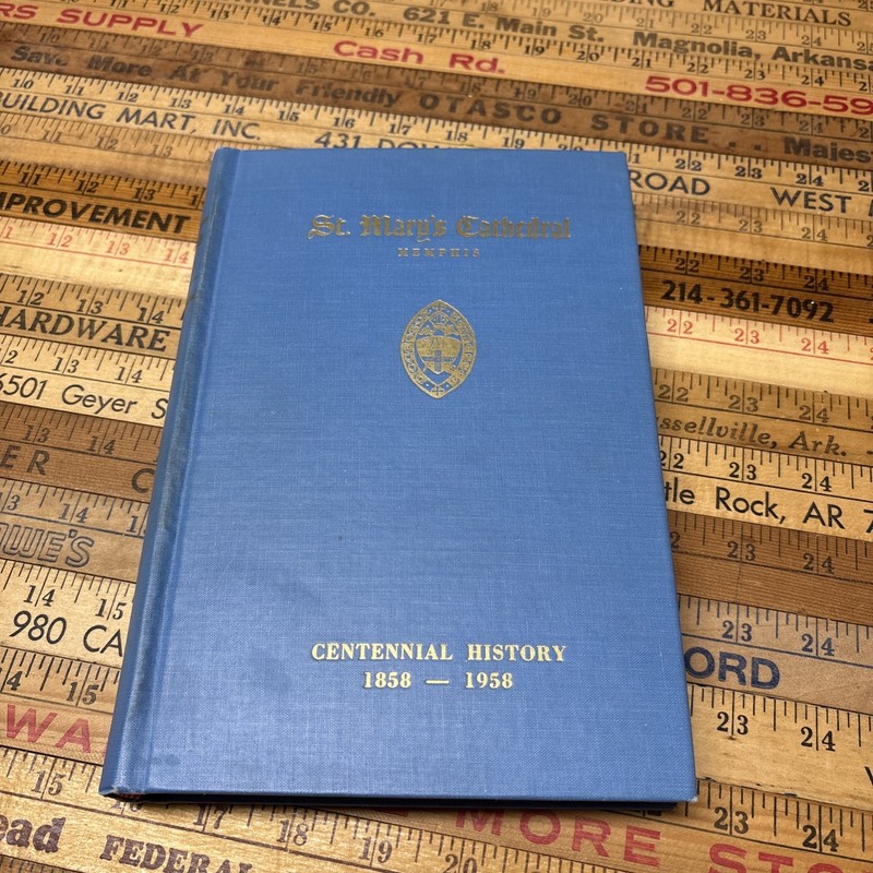 St. Mary’s Cathedral of Memphis HB w/out dj-1958-John H. Davis-264 pages