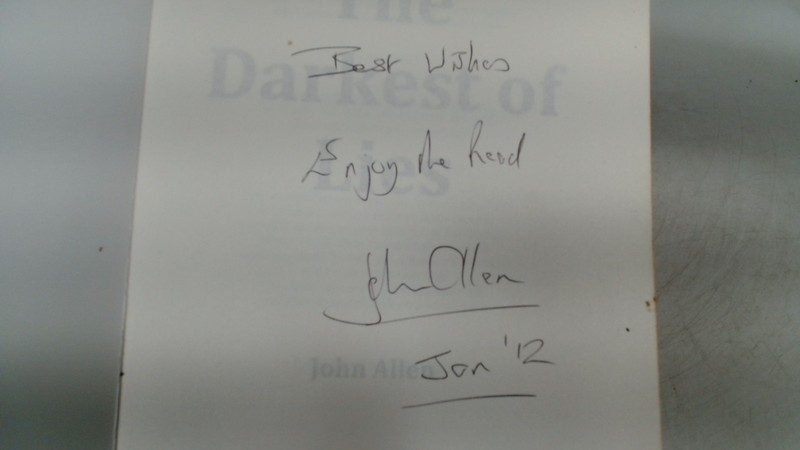 The Darkest of Lies (Signed.), Allen, John, Lulu Press, Inc., 201 gallery