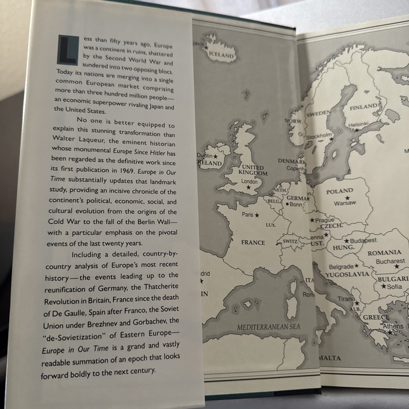 Europe in Our Time | A History, 1945-1992 | by Walter Laqueur | HC/DJ | gallery