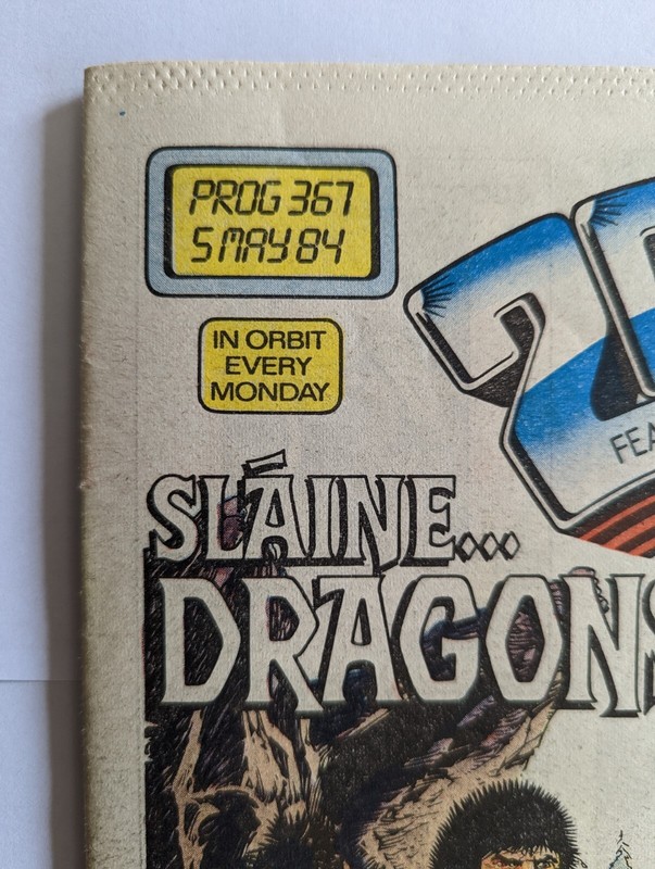 2000 AD Prog No 367 - 5th May 1984 Judge Dredd Slaine Alan Moore gallery