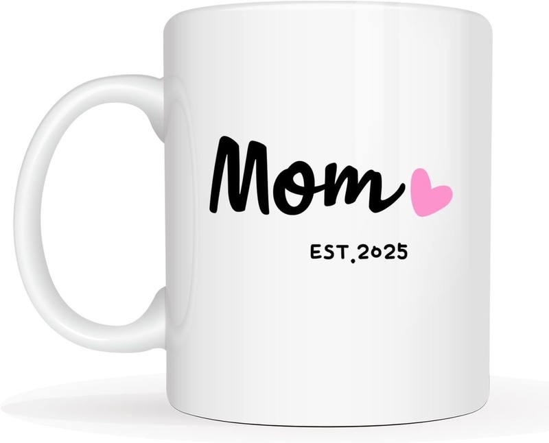 Ceramic Mom Est 2025 Mug - Funny 11 Oz Gift for Mother's Day or Birthdays gallery