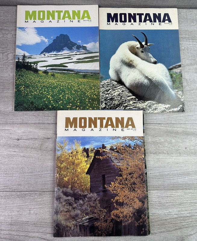 Vtg 1981 Lot Of 6 Montana Magazines Bimonthly & Monthly issues gallery