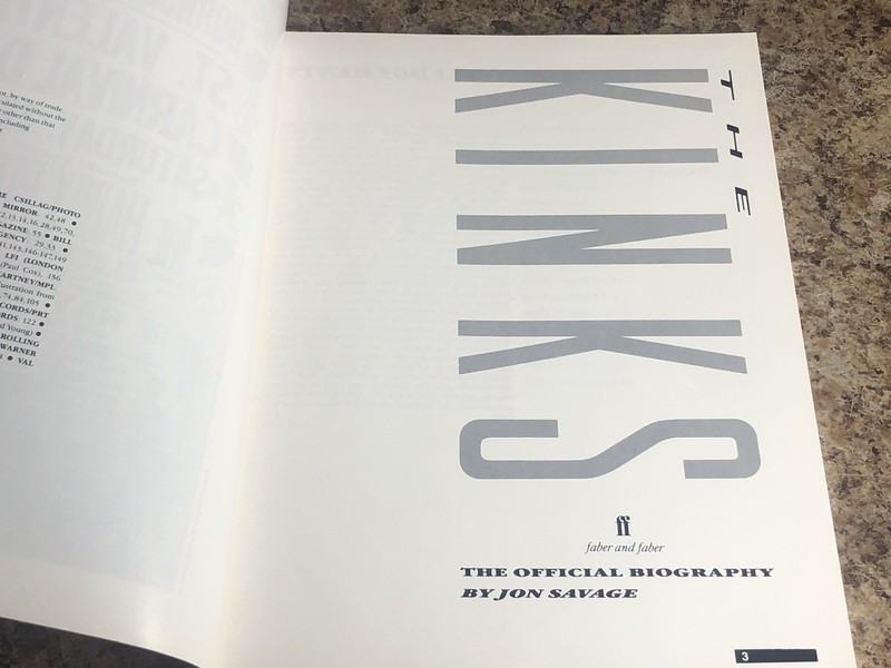 The Kinks-The Official Biography by Jon Savage Paperback 1984 Faber & Faber gallery