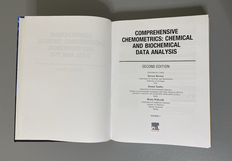 Comprehensive Chemometrics: Chemical and Biochemical Data Analysis Volume 1 gallery