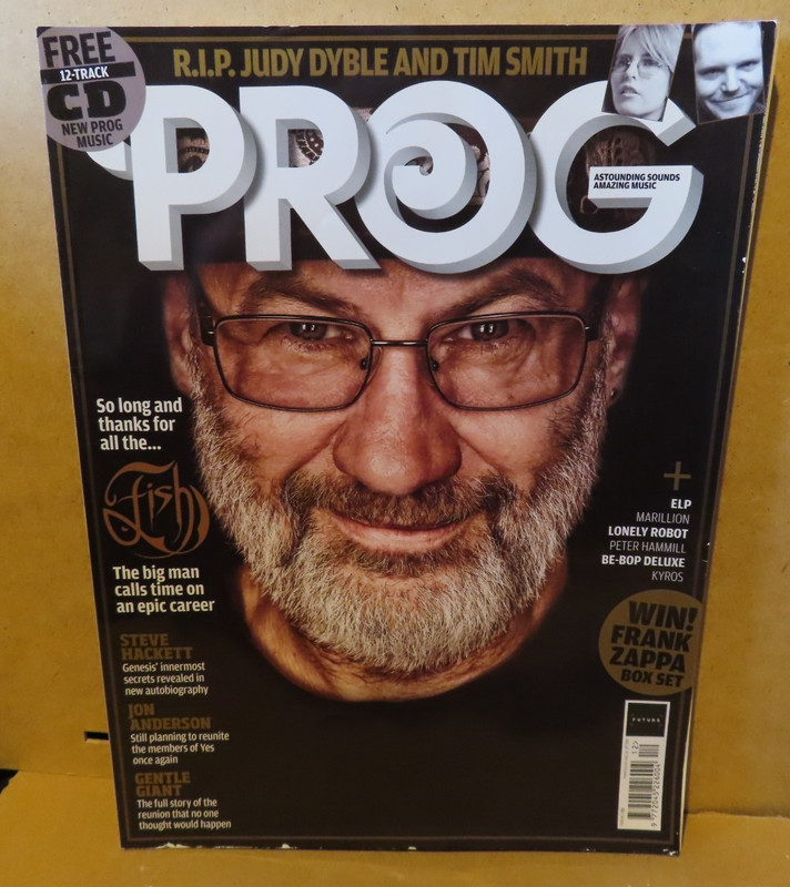 Prog Magazine UK Issue No. 112 Year:2020 Cover: Fish (Includes CD)