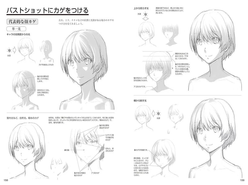How To Draw Manga Girls Character Drawing Technique Book Art Guide Japan gallery