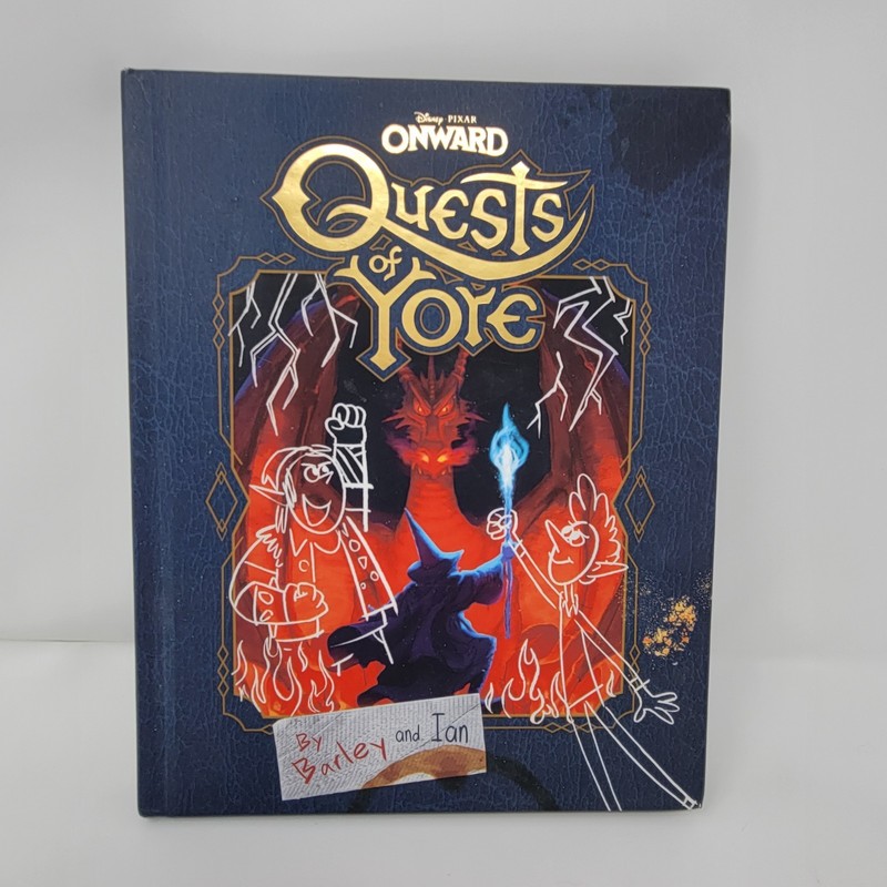 DISNEY PIXAR ONWARD QUESTS OF YORE Book First Edition Hardcover 2020 gallery