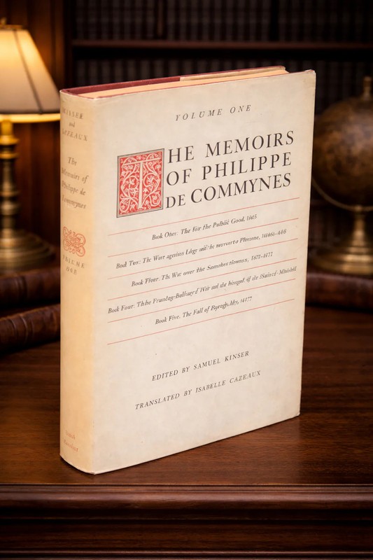 The Memoirs of Philippe de Commynes, Volume One — First Edition, Hardcover with