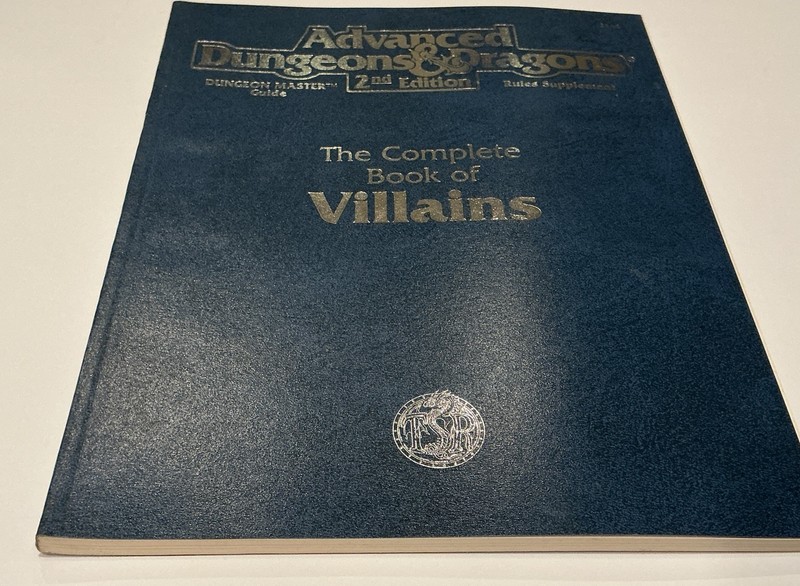 1994 – AD&D 2e The Complete Book of Villains Botula ORIGINAL VG+