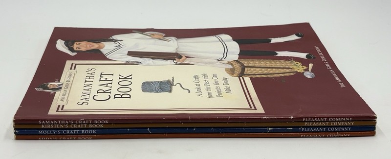 4 American Girl Pastimes Craft 1st Edition Books Molly, Addy, Kristen + Samantha gallery