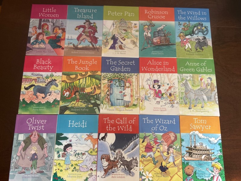 New! Lot of 15 Arcturus Publishing Retold Classics for children Softcover PB gallery
