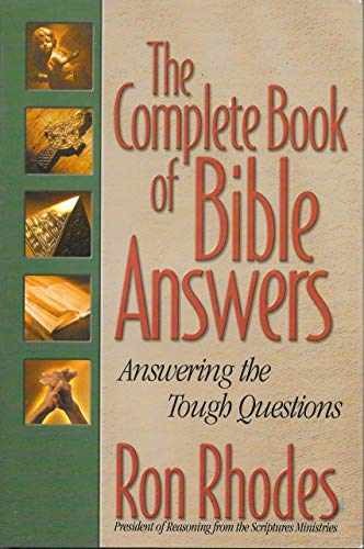 The Complete Book of Bible Answers: – Hardcover, by ron-rhodes – Acceptable j