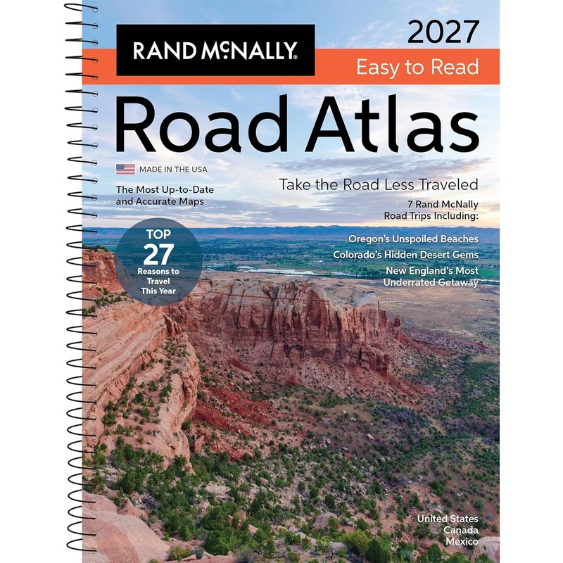 Rand McNally 2027 Easy to Read Midsize Road Atlas Other by Rand McNally