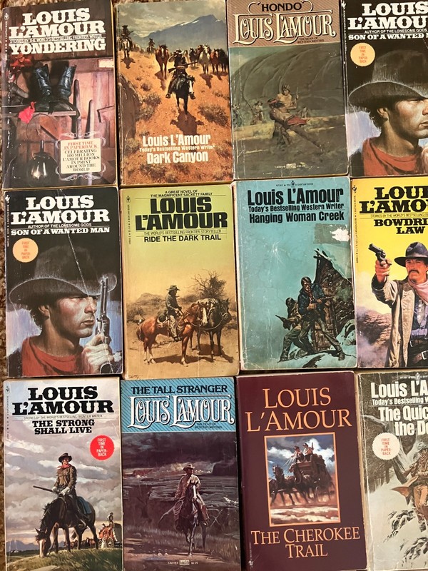 Louis L'amour Zane Grey Paperback Lot of 36 gallery