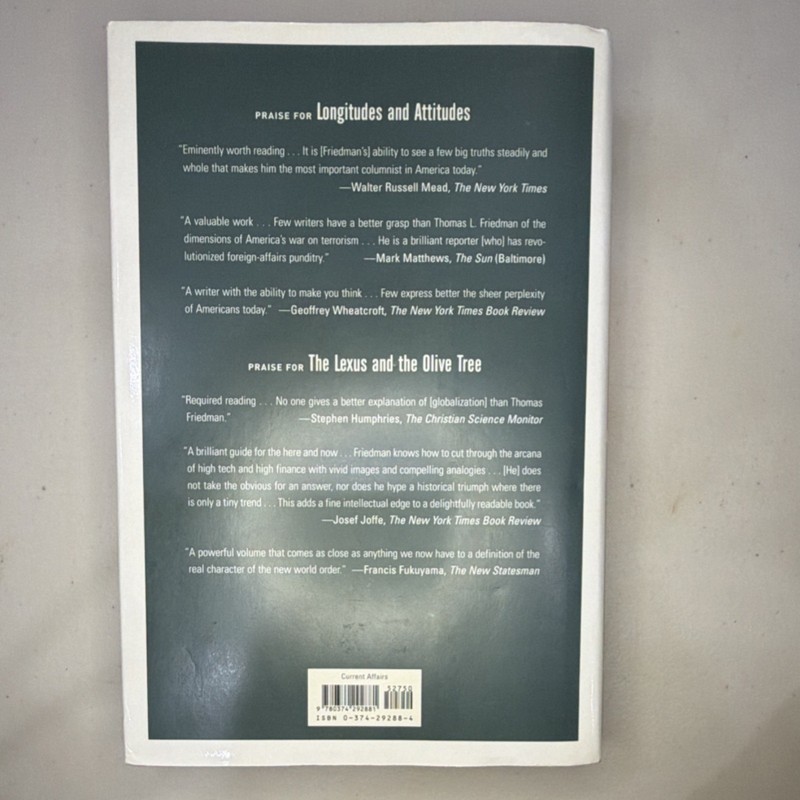 The World Is Flat Thomas L. Friedman Hardcover Farrar 2005 Globalization gallery