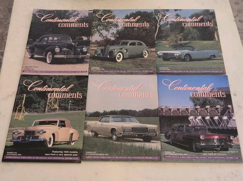 2000's (2000 2001 2002 2003 2004) CONTINENTAL COMMENTS LINCOLN MAGAZINE LOT (24) gallery