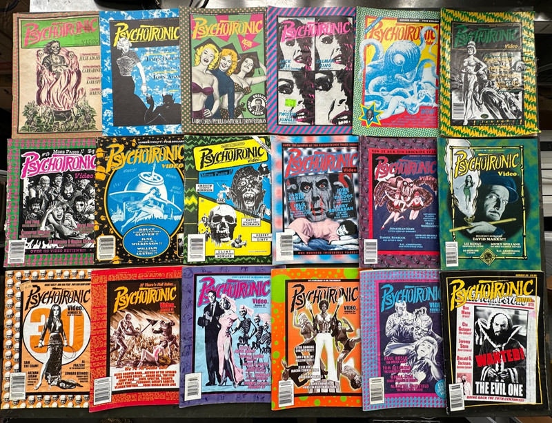Magazine Lot 18 Psychotronic 5 9 11 13 16 17 19 20 23 24 27 28 30 31 32 34 35 36
