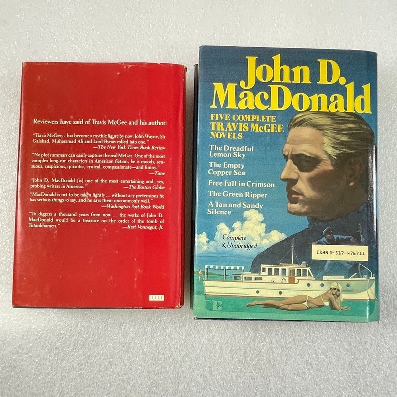 John D. MacDonald Travis McGee 2 Book Lot - 8 Novels - Avenel / Lippincott HC gallery