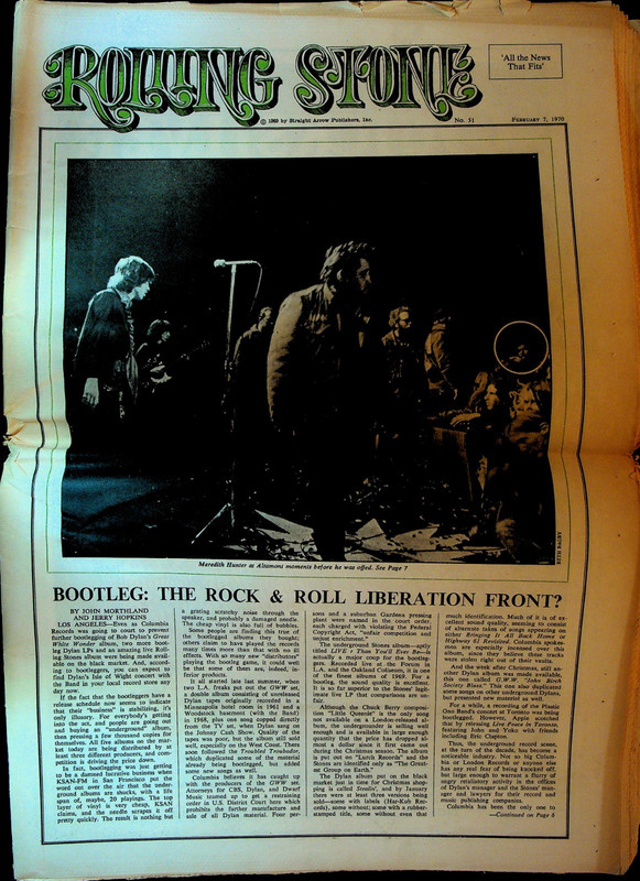 Rolling Stone 51 February 1970 John Lennon Yoko Ono Meredith Hunter Altamont gallery