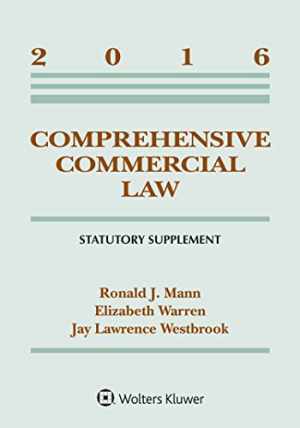 Comprehensive Commercial Law – Paperback, by Mann Ronald J.; – Acceptable n
