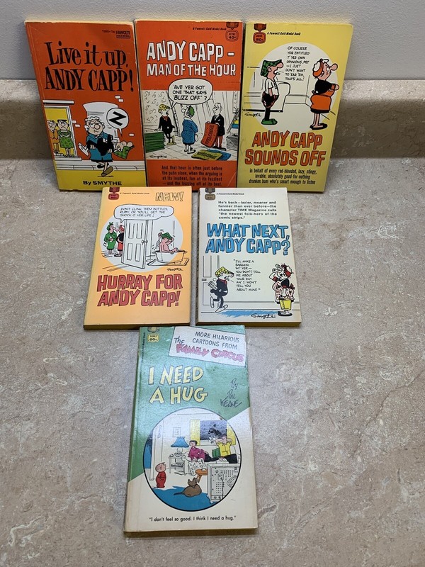 Lot of 6 1960’s A Fawcett Gold Medal Books (Smythe, Keane)