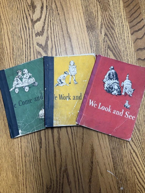 DICK & JANE – WE COME & GO, WE WORK & PLAY, WE LOOK & SEE