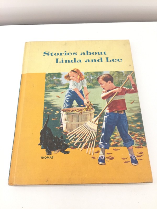 📚 Vintage 1954 Stories About Linda and Lee ~ Ginn and Company HC School Book