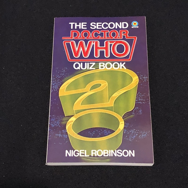 The Second DOCTOR WHO Quiz Book Nigel Robinson Vintage TARGET Paperback UK 1st
