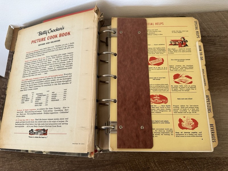 Betty Crocker’s Picture Cook Book Revised Edition, Illustrated Ring/Wire Bound gallery