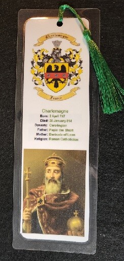 French King Bookmark – Hand Made – Choose King – 5ml thick – 8″ x 3″ inches