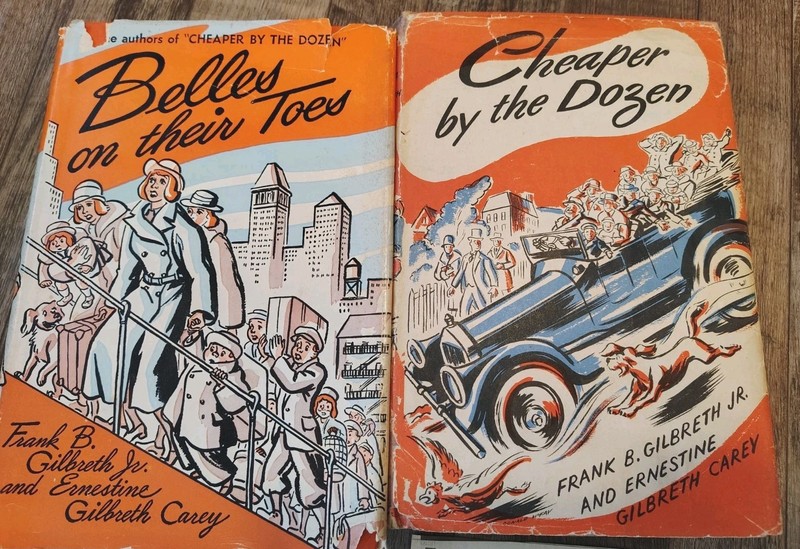 Cheaper By The Dozen/Belles on Their Toes by Frank B. Gilbreth Jr. (1950) BOC