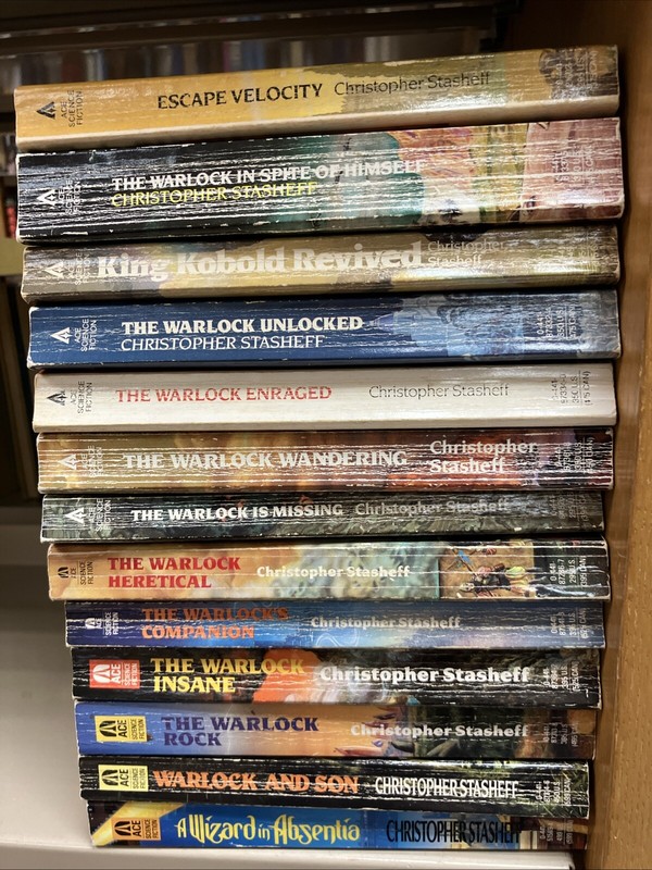 Warlock Series Book 1-12 & 1 Wizard PB Christopher Stasheff (Lot of 13 MMPBs)