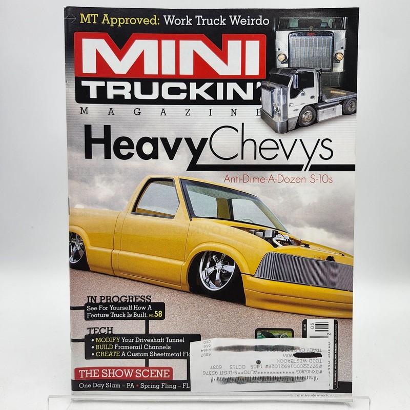 MiniTruckin Magazine May 2014 Volume 28 Number 05 Heavy Chevys S10s