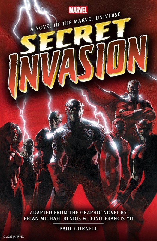 Marvel’s Secret Invasion Prose Novel, Cornell, Paul, Very Good Book