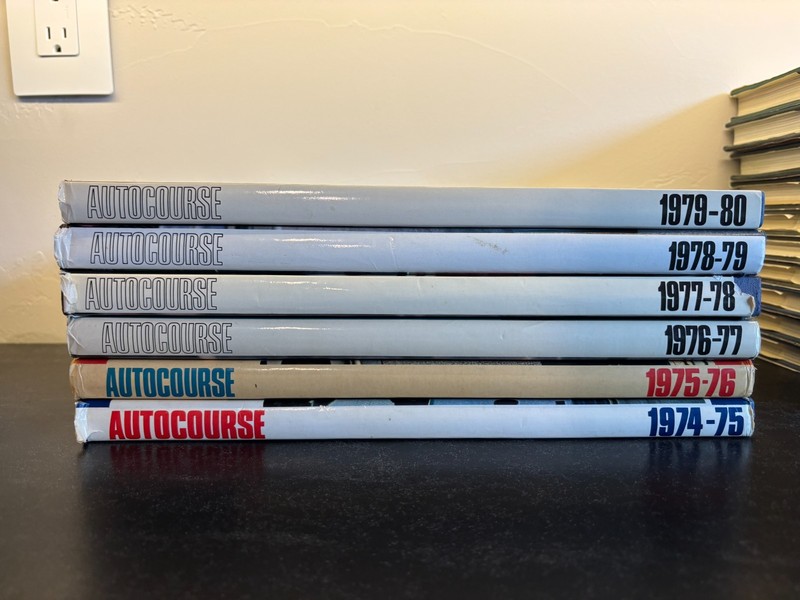 AUTOCOURSE Grand Prix Annual Collection: in Lots by Decade, VG to EX condition