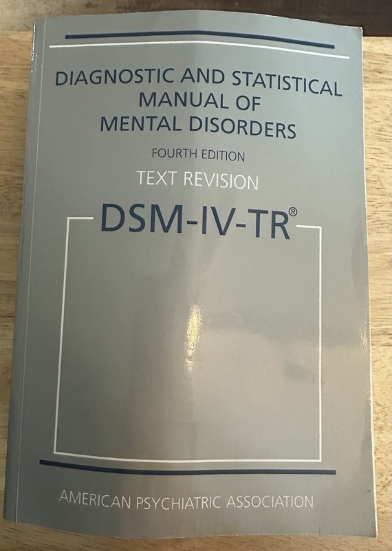 Pre-owned: Diagnostic statistical manual of mental disorders: DSM-IV-TR 4th Edit